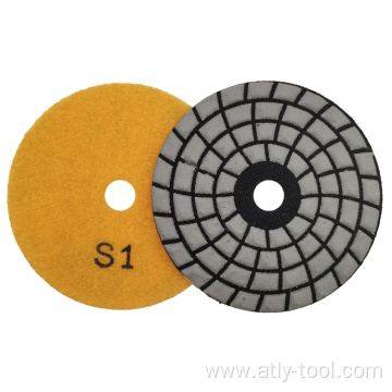 4inch 100mm Flexible 4 Step Dry Polishing Pad